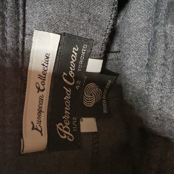 Vintage bernard cowan European collection virgin wool dolman sleeve dress 11/12 - Picture 4 of 5